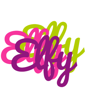 Elfy flowers logo