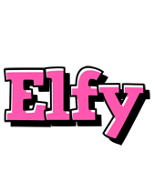 Elfy girlish logo