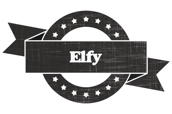Elfy grunge logo