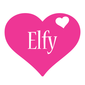 Elfy love-heart logo