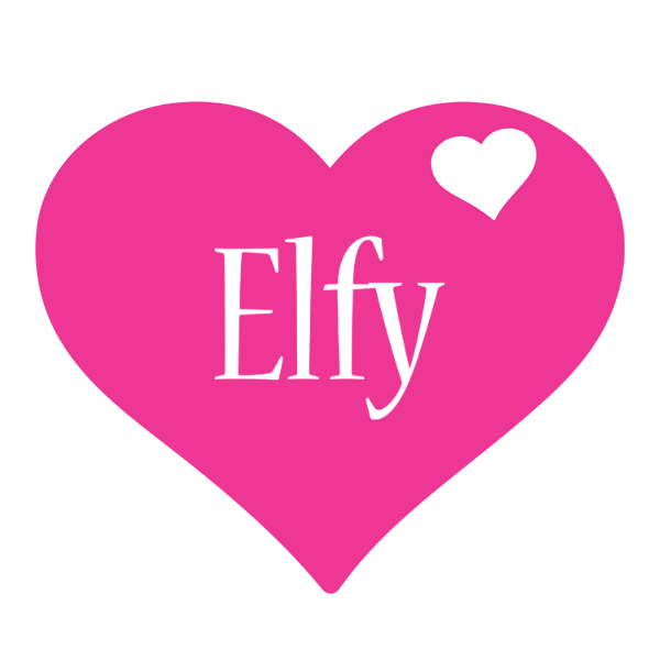 Elfy love-heart logo