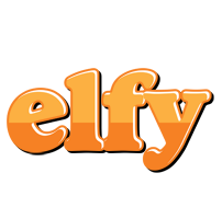 Elfy orange logo