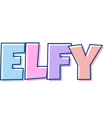 Elfy pastel logo