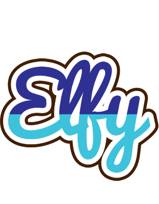 Elfy raining logo