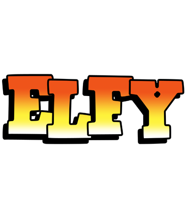 Elfy sunset logo
