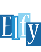 Elfy winter logo