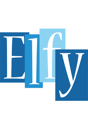 Elfy winter logo