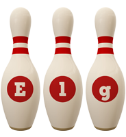 Elg bowling-pin logo