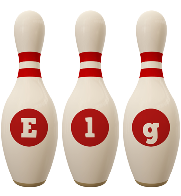 Elg bowling-pin logo