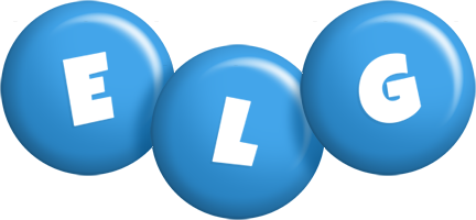 Elg candy-blue logo