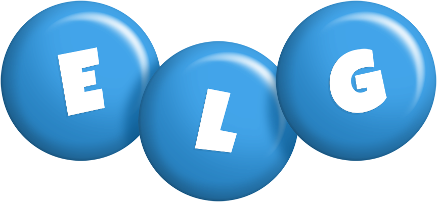 Elg candy-blue logo