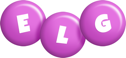 Elg candy-purple logo