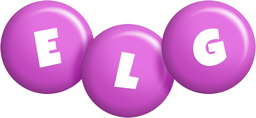 Elg candy-purple logo