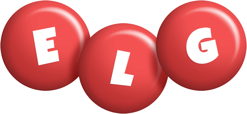 Elg candy-red logo