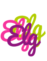 Elg flowers logo