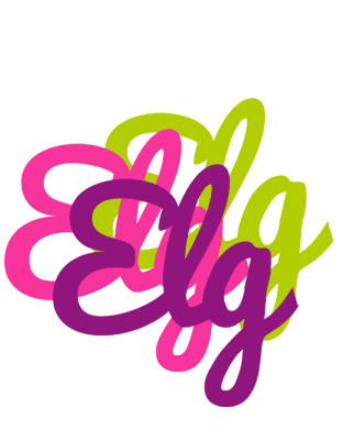 Elg flowers logo
