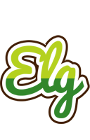 Elg golfing logo