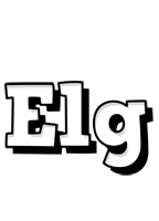 Elg snowing logo