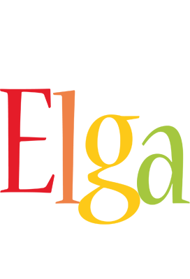 Elga birthday logo