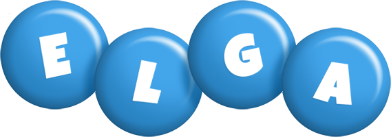 Elga candy-blue logo