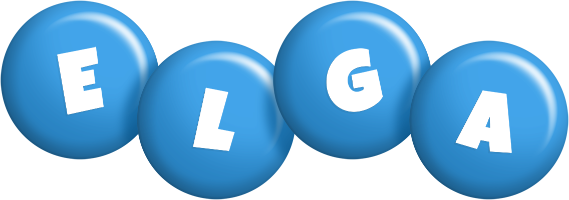 Elga candy-blue logo