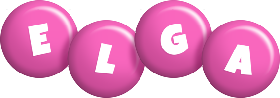 Elga candy-pink logo