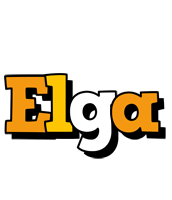 Elga cartoon logo