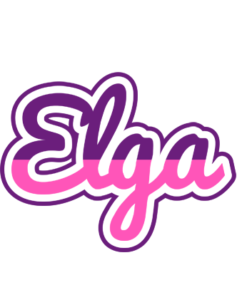 Elga cheerful logo