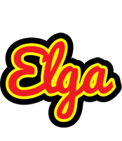 Elga fireman logo