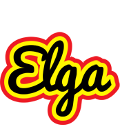 Elga flaming logo