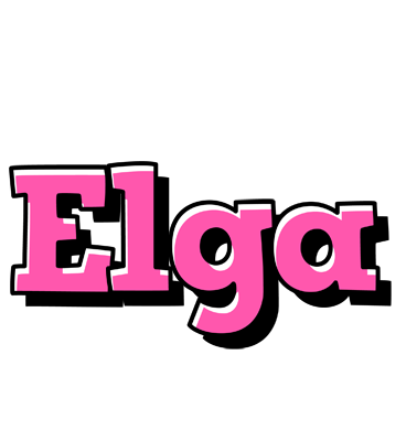 Elga girlish logo