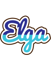 Elga raining logo