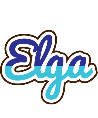 Elga raining logo