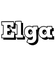 Elga snowing logo