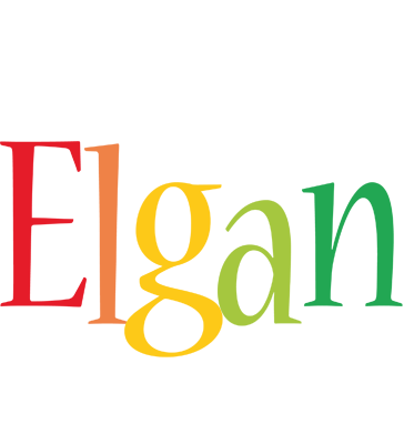 Elgan birthday logo