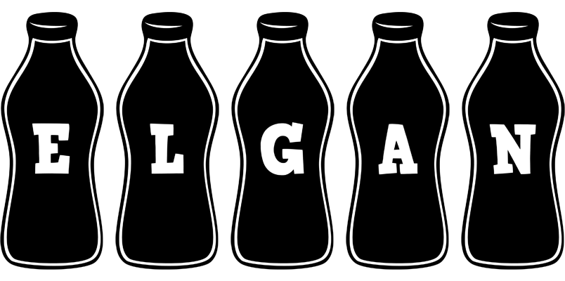 Elgan bottle logo