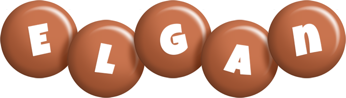 Elgan candy-brown logo