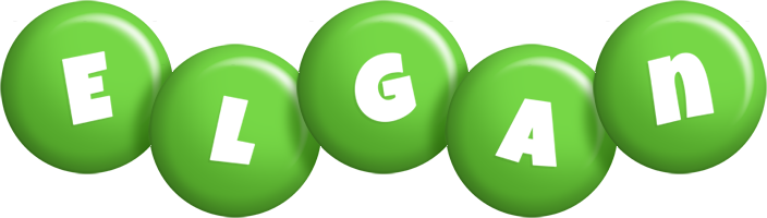 Elgan candy-green logo