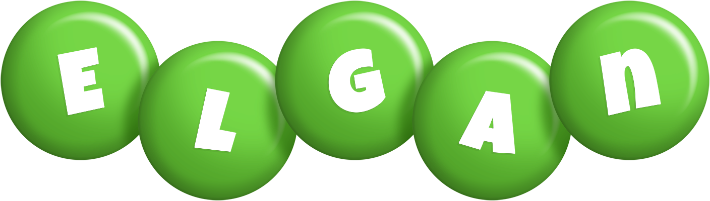Elgan candy-green logo