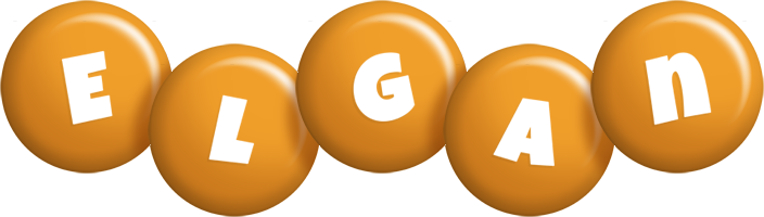 Elgan candy-orange logo