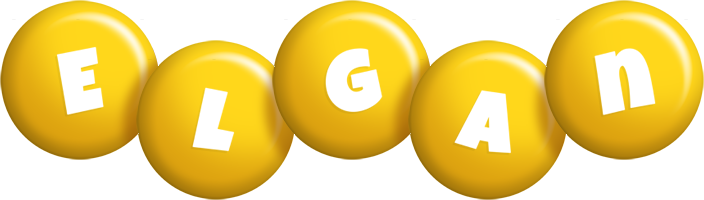 Elgan candy-yellow logo