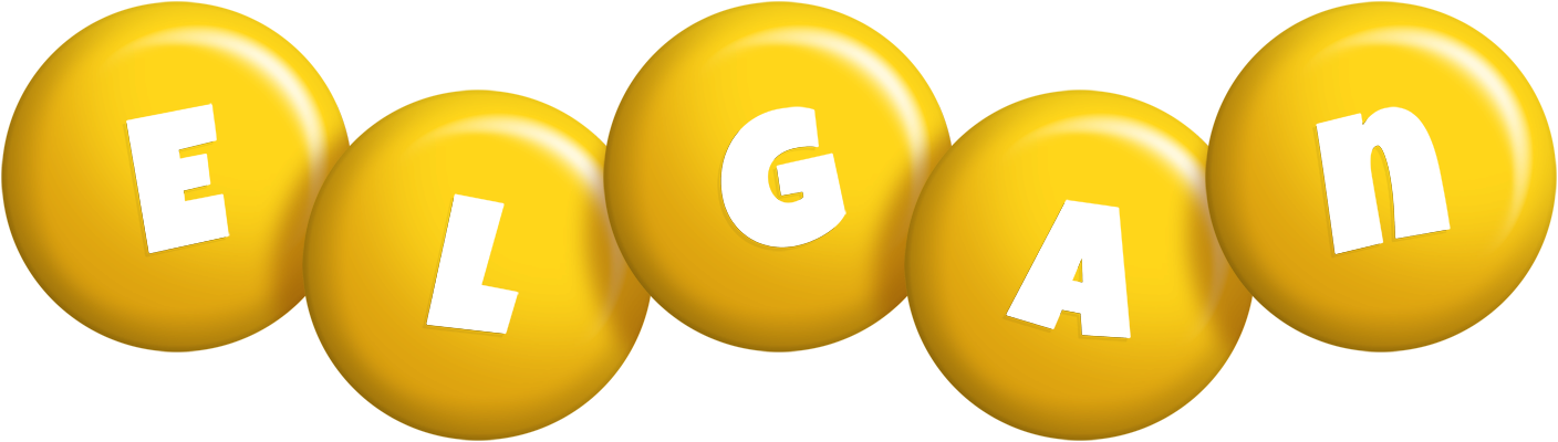 Elgan candy-yellow logo