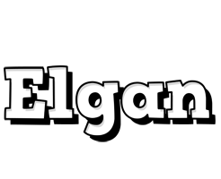 Elgan snowing logo