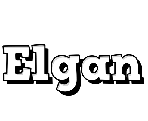 Elgan snowing logo