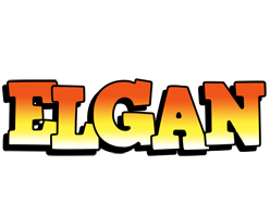 Elgan sunset logo