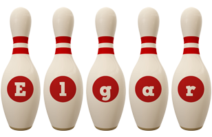 Elgar bowling-pin logo