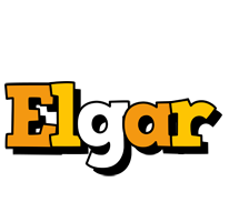 Elgar cartoon logo