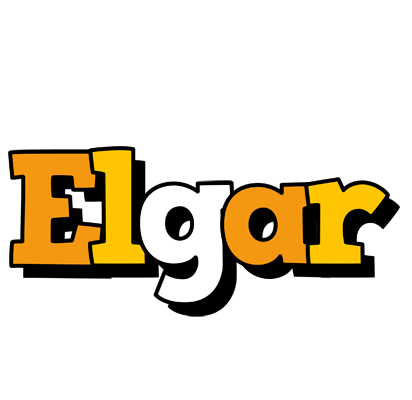 Elgar cartoon logo