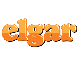 Elgar orange logo