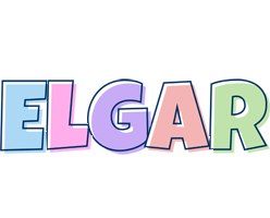 Elgar pastel logo